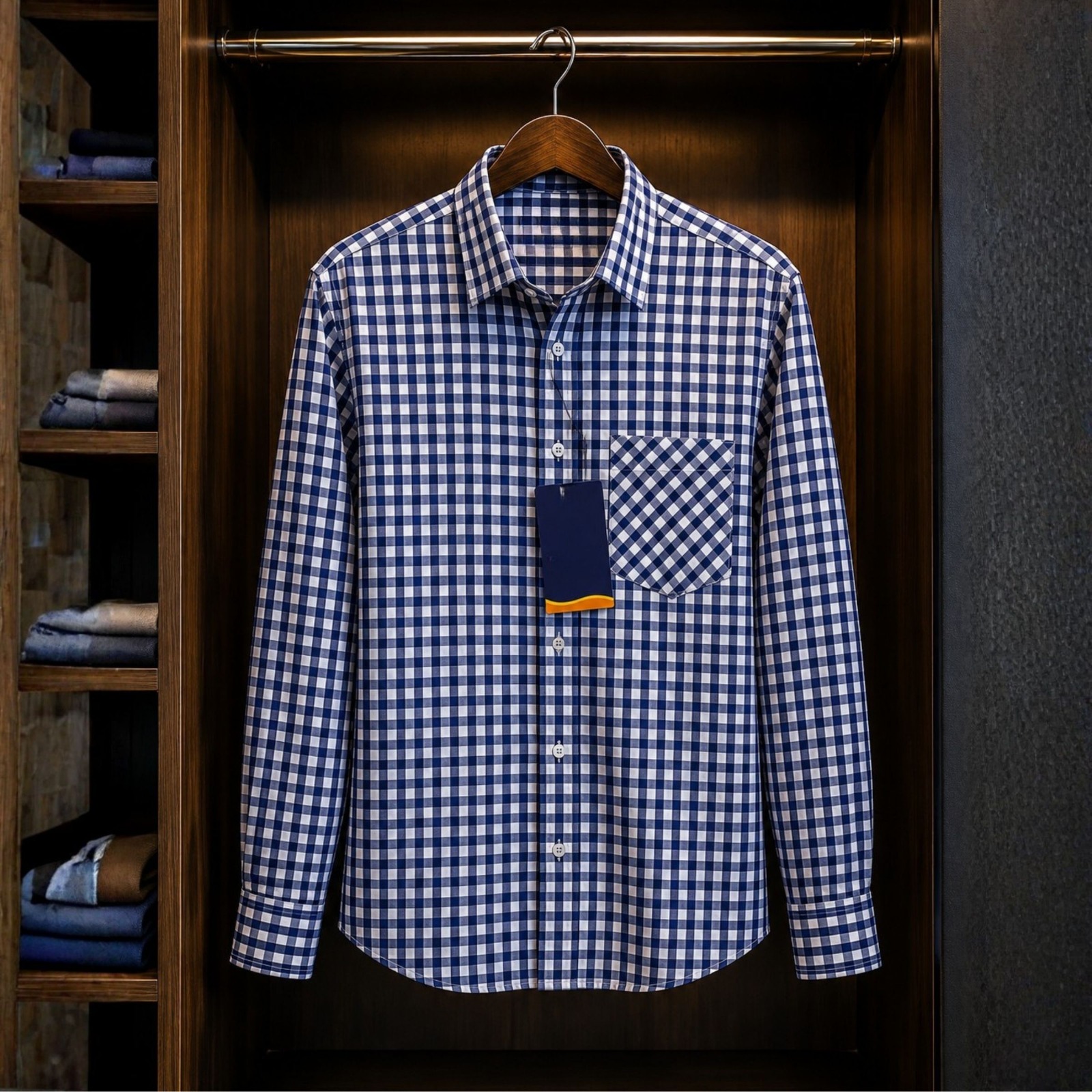 Formal Official Cotton Check Shirt - Slide 5